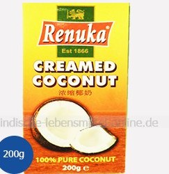 Coconut Creamed, Kokoscreme, Renuka, 200g