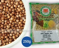 Koriandersamen-Korianderkörner-Coriander-Seeds-Cilantro-Dhania-Kothamalli-Grosspackung-NGR-250g-300x200